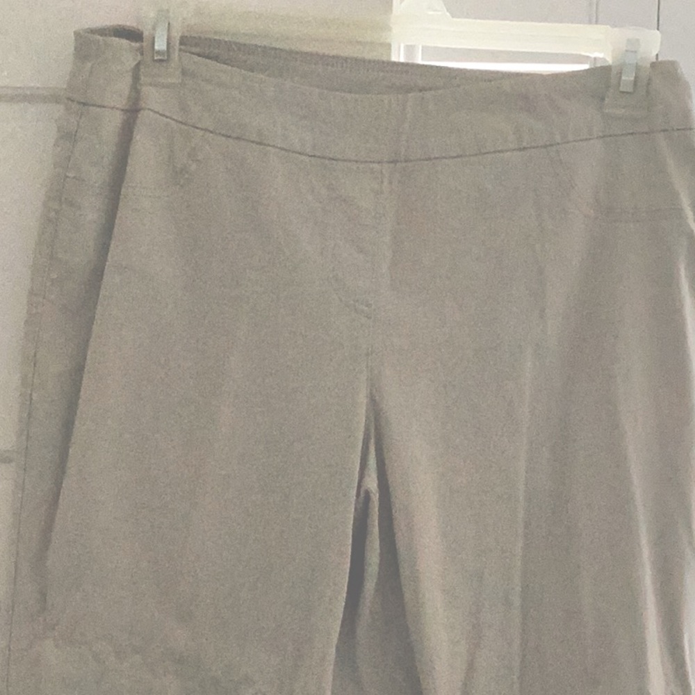 Slimsation By Multiples Tan Straight Leg Pants